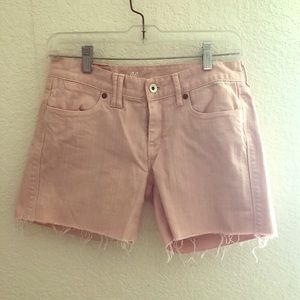Madewell distressed denim shorts